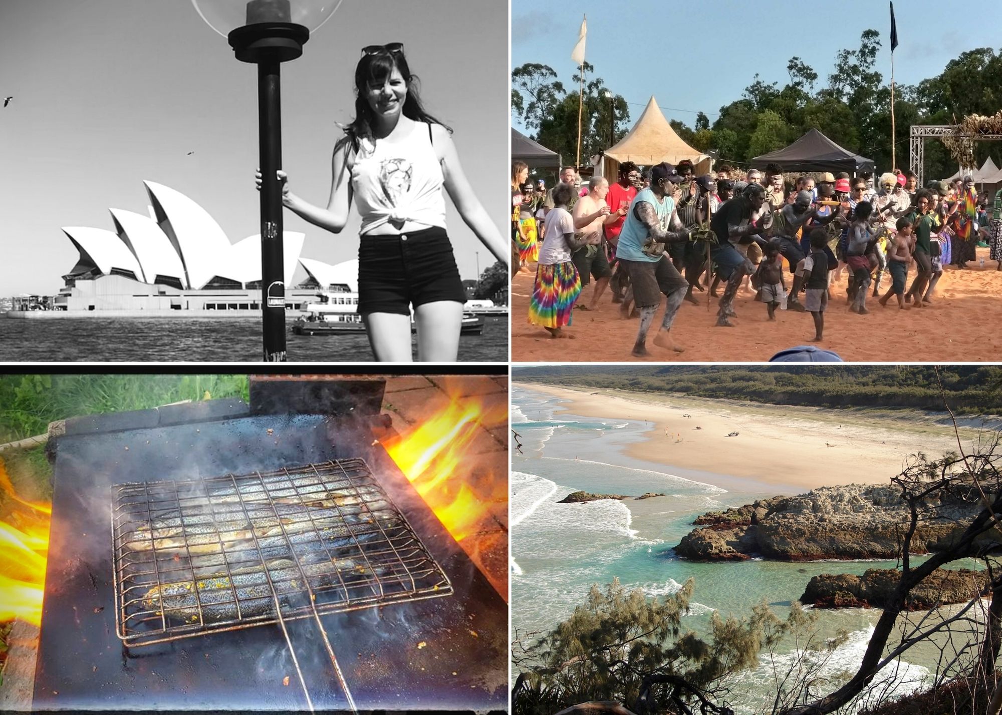 Collage of Australian scenes
