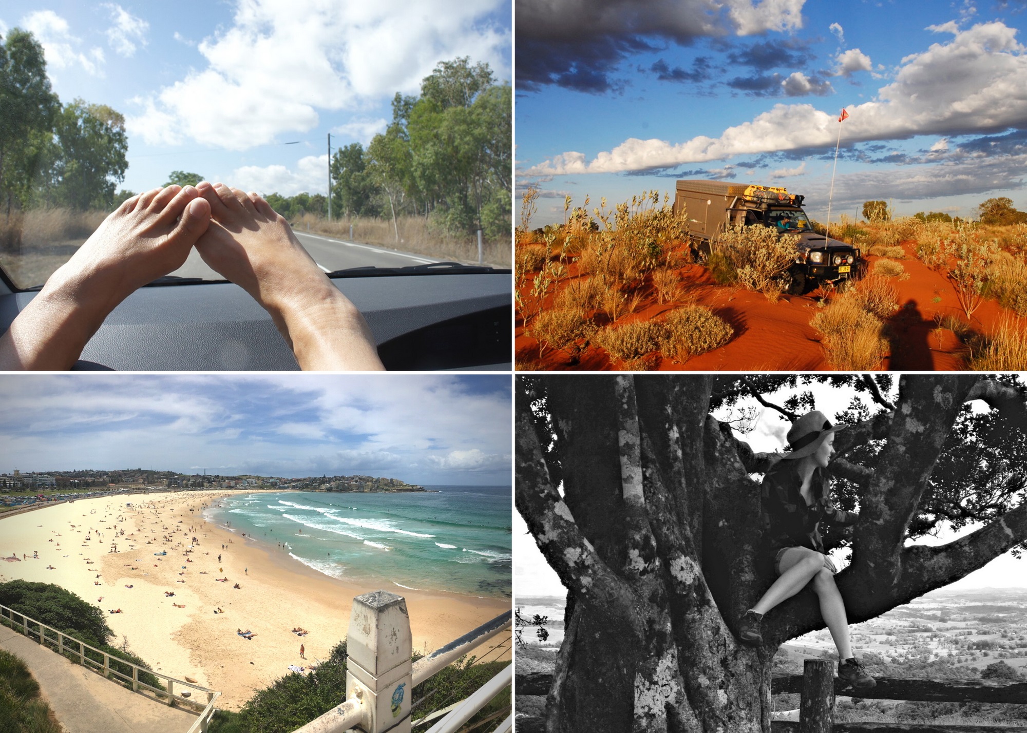 Collage of Australian scenes