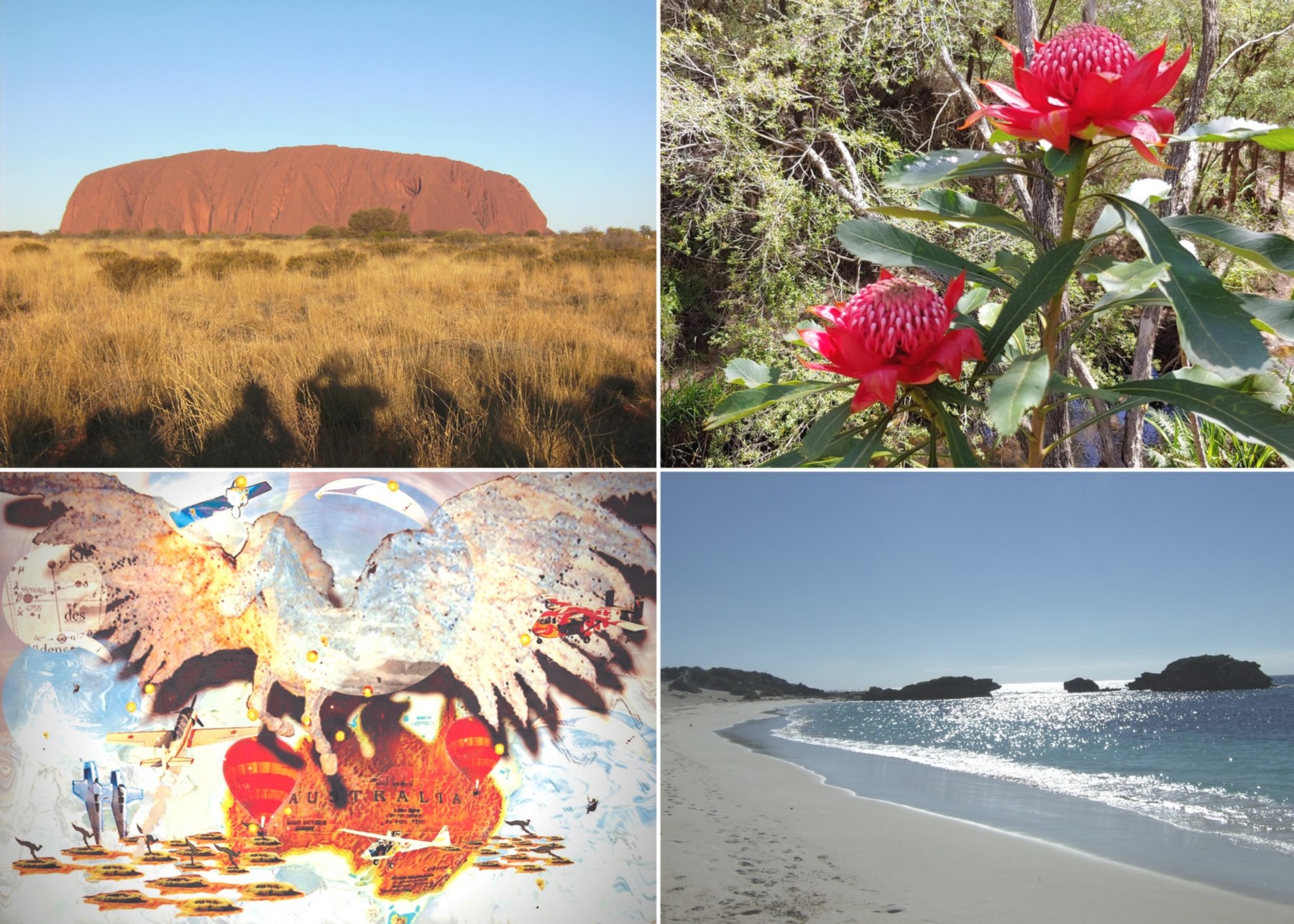 Collage of Australian scenes